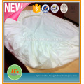 Plain White Fitted Full XL Bed Sheet Cheap With Elastic 50% Cotton 50% Polyester Wholesale